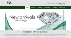 Desktop Screenshot of emperordiamondsinc.com